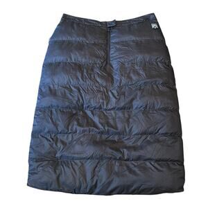 NWT Oiselle Women's Flip Side Puffy Skirt Black Fall Floral Print Size L